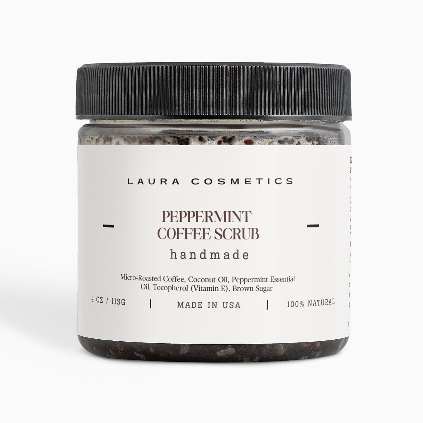 Peppermint Coffee Scrub